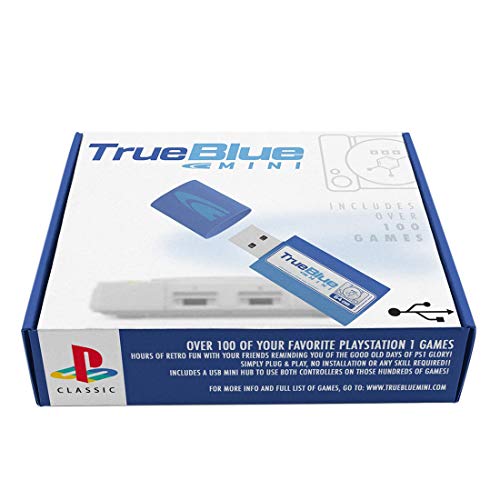 OATop True Blue Mini Crackhead Pack para Playstation Classic, PS1 Mini, 101 Juegos, 64G OATop True Blue Mini Crackhead Pack para Playstation Classic, PS1 Mini, 101 Juegos, 64G