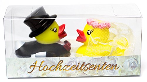 Purovi® Patos de Goma Vestidos de Novia y Novio | Perfecto para Regalo Purovi® Patos de Goma Vestidos de Novia y Novio | Perfecto para Regalo