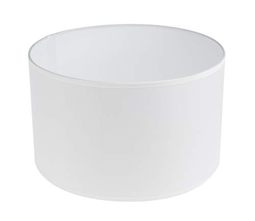 Rayher Pantalla de lámpara Redonda de 25 cm de diámetro, 15 cm de Altura, poliéster, Blanco, 25 x 25 x 15.3 cm Rayher Pantalla de lámpara Redonda de 25 cm de diámetro, 15 cm de Altura, poliéster, Blanco, 25 x 25 x 15.3 cm