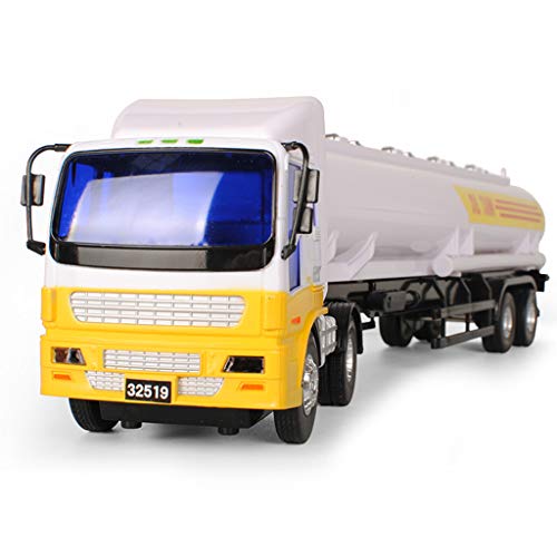 Rose Semirremolque Cisterna Inercia - Diapositiva Modelo de vehículo de ingeniería Camiones Grandes Coches de Juguete para niños #1