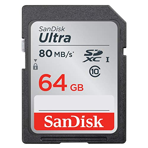 SanDisk SDSDUNC-064G-GN6IN Ultra Tarjeta de Memoria SDXC de 64 GB (hasta 80 MB/s, Clase 10) SanDisk SDSDUNC-064G-GN6IN Ultra Tarjeta de Memoria SDXC de 64 GB (hasta 80 MB/s, Clase 10)