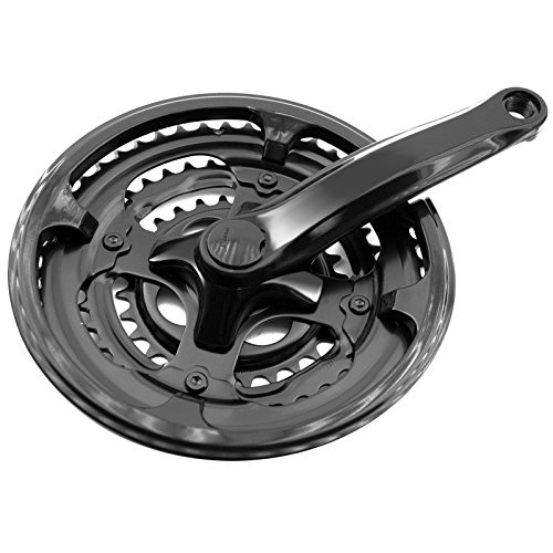 Triple plato de Bicicleta de 26" Protector plato y Bielas 170mm 28T/38T/48T 3084 Triple plato de Bicicleta de 26" Protector plato y Bielas 170mm 28T/38T/48T 3084