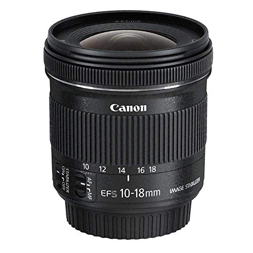 Canon EF-S 10-18 mm f:4.5-5.6 IS STM - Objetivo para Canon (Estabilizador óptico), color negro Canon EF-S 10-18 mm f:4.5-5.6 IS STM - Objetivo para Canon (Estabilizador óptico), color negro