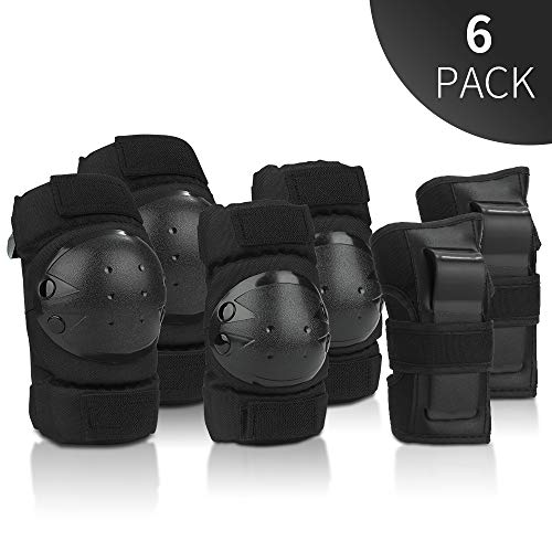 IPSXP Rodillera Patinaje, Almohadillas para Rodillas Codo Muñeca Niños Adolescente Adulto Seguridad en la Protecciones para Monopatín, Skate, Patines, Patinaje, Scooter, Bicicleta (45-57.5 kg) IPSXP Rodillera Patinaje, Almohadillas para Rodillas Codo Muñeca Niños Adolescente Adulto Seguridad en la Protecciones para Monopatín, Skate, Patines, Patinaje, Scooter, Bicicleta (45-57.5 kg)