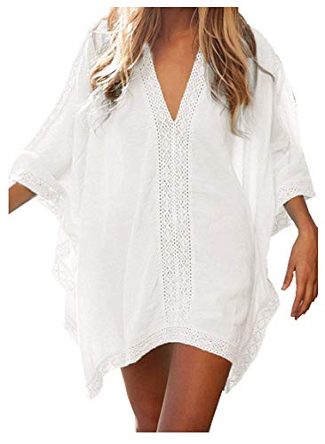 JFAN Vestido Suelto de Bikini Mujer Ropa de Baño Playa Traje de Baño Vestido de Bikini Camisolas y Pareos JFAN Vestido Suelto de Bikini Mujer Ropa de Baño Playa Traje de Baño Vestido de Bikini Camisolas y Pareos