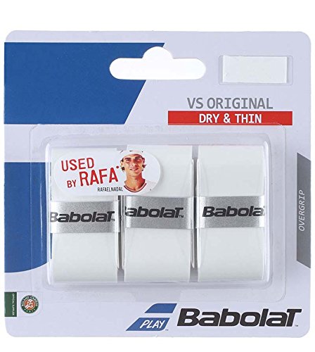 Babolat Vs Original X3 Accesorio Raqueta de Tenis, Unisex Adulto, Blanco, Talla Única