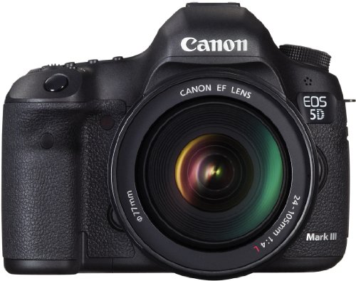Canon EOS 5D Mark III + EF 24-105mm f/4L IS USM - Cámara Digital (22.3 MP, SLR Kit, CMOS, 4.3 x, 18/13, Zoom estándar) Negro Canon EOS 5D Mark III + EF 24-105mm f/4L IS USM - Cámara Digital (22.3 MP, SLR Kit, CMOS, 4.3 x, 18/13, Zoom estándar) Negro