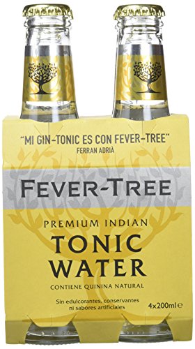 Fever-Tree - Tónica Premium Natural Pack de 4 Botellas 20cl