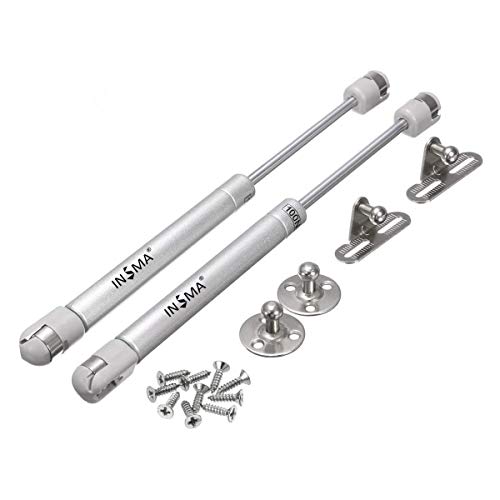 INSMA 2pcs Amortiguadores de Gas 100N, Resorte de Gas Mueble, Pistones a Gas Armarios, Hidráulico Amortiguador Puertas, Bisagra para armario, Resortes de Compresión para Elevación de Puertas INSMA 2pcs Amortiguadores de Gas 100N, Resorte de Gas Mueble, Pistones a Gas Armarios, Hidráulico Amortiguador Puertas, Bisagra para armario, Resortes de Compresión para Elevación de Puertas