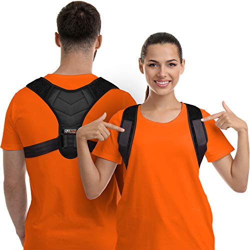 Corrector de Postura para Hombres y Mujeres, Órtesis para Parte Superior de Espalda para Soporte de Clavícula, Enderezador de Espalda Ajustable y Brinda Alivio al Dolor de Cuello, Espalda y Hombro Corrector de Postura para Hombres y Mujeres, Órtesis para Parte Superior de Espalda para Soporte de Clavícula, Enderezador de Espalda Ajustable y Brinda Alivio al Dolor de Cuello, Espalda y Hombro