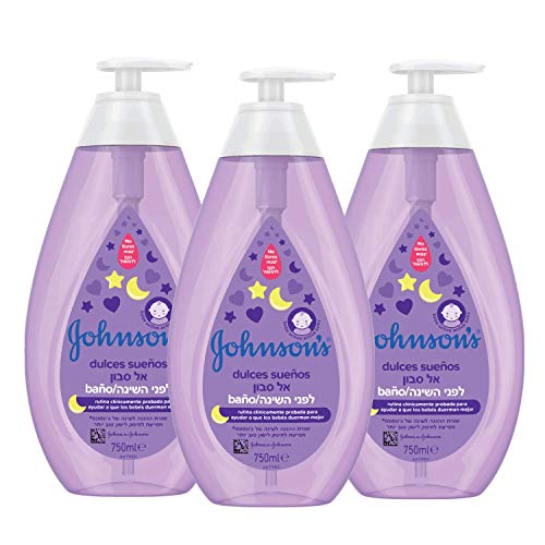 JOHNSON´S gel de baño dulces sueños dosificador - 3 x 750 ml JOHNSON´S gel de baño dulces sueños dosificador - 3 x 750 ml