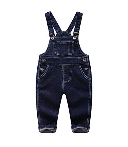 Kidscool - Mono de algodón puro para bebé y niños pequeños, color azul, 12 – 18 meses