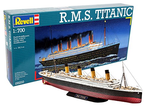 Revell- RMS Maqueta R.M.S. Titanic, Kit Modello, Escala 1:700 (5210) (05210), Multicolor Revell- RMS Maqueta R.M.S. Titanic, Kit Modello, Escala 1:700 (5210) (05210), Multicolor