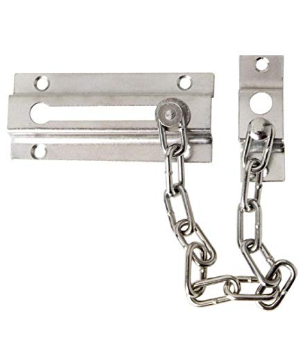 WOLFPACK LINEA PROFESIONAL 3090442 Cadena Seguridad Puerta Plateada (Blister 1 Pieza) WOLFPACK LINEA PROFESIONAL 3090442 Cadena Seguridad Puerta Plateada (Blister 1 Pieza)