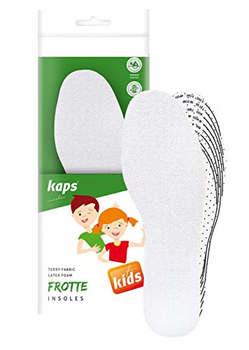 Plantillas de zapato para niños, de la marca Kaps, absorben el sudor y los impactos