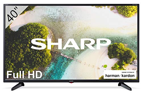 Sharp 40CF3E - 2020 TV FHD de 40" - TV 40 Pulgadas - (resolución 1920 x 1080, 3X HDMI, 2X USB) Color Negro