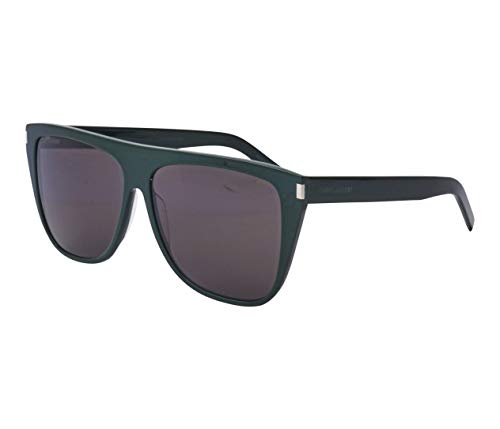 Yves Saint Laurent SL-1-SLIM 006 - Gafas de sol, color verde oscuro y gris