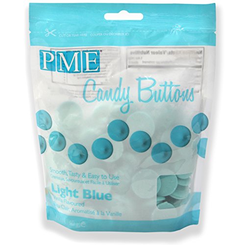 Botones de Caramelo en Azul Claro PME 340 g