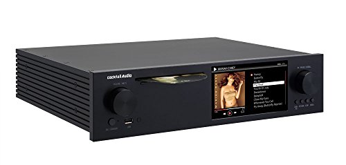 CocktailAudio X50 - Reproductor de audio (1 disco duro de 2 TB, 3,5", servidor de música HighEnd, reproductor de CD, radio por Internet, Qobuz, Spotify, Deezer, Tidal), color negro