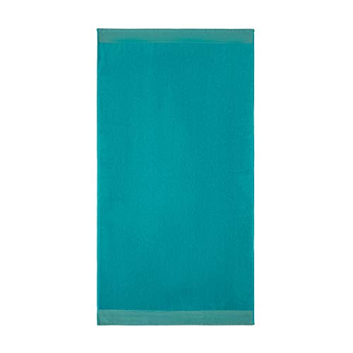 S.L Montse Interiors Basic Azul, 90x170 Toalla Playa o Piscina Lisa Azul Marino Algodón Egipcio 100%