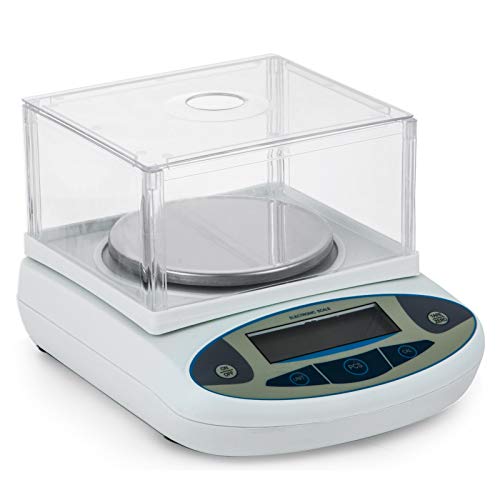 VEVOR Balanza Analítico de Laboratorio Balanza analítica de precisión Escala Digital para Medir en el Laboratorio de Equilibrio Analítico Lab Analytical Balance (0.01g - 1kg)