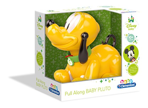 Baby Clementoni-14981 Mickey Mouse Pluto Arrastre, Multicolor (149810) Baby Clementoni-14981 Mickey Mouse Pluto Arrastre, Multicolor (149810)