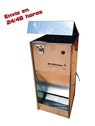 Comedero automático profesional programable de 40 litros de capacidad. Válido para exterior. Comedero automático profesional programable de 40 litros de capacidad. Válido para exterior.