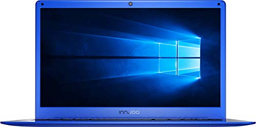 InnJoo LeapBook A100 - CloudBook de 14" (Intel CherryTrail-T3 Quad Core Z8350 hasta 1.84Ghz, 2 GB Memoria RAM, 32 GB Memoria ROM, Licencia Windows 10 Oficial) Color Azul Oscuro