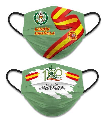 Pack 2 ud. Accesorio Facial Reversible Legión Española Nivel 3. No homologada. 2-30654 Pack 2 ud. Accesorio Facial Reversible Legión Española Nivel 3. No homologada. 2-30654