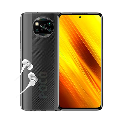 Poco X3 NFC - Smartphone 6+128GB, 6,67” FHD+ cámara Frontal con Punch-Hole, Snapdragon 732G, 64 MP con IA, Quad-cámara, 5160 mAh, Color Gris Sombra (versión española + 2 años de garantía)