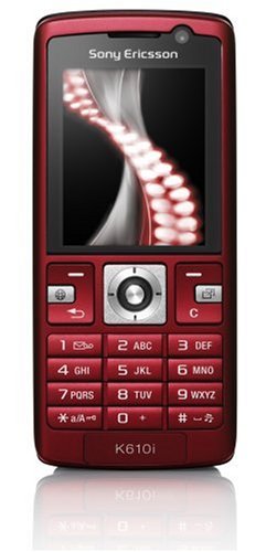 Sony K610i 89 g Rojo - Teléfono móvil (176 x 220 Pixeles, 2 MP, Bluetooth, Rojo)