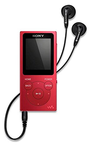 Sony NWE393R.CEW - Reproductor MP4 (reproducción de música, Foto, vídeos, Radio FM, 4 GB) Rojo