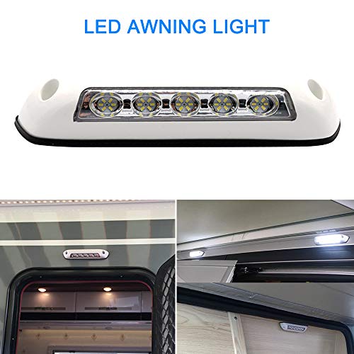 VISLONE Luces LED 12V DC Luz para Caravana Exterior a Prueba de Agua Polvo, Luces Exterior y Interior del Coche para Caravana, Yate, Coche，Camión, etc.