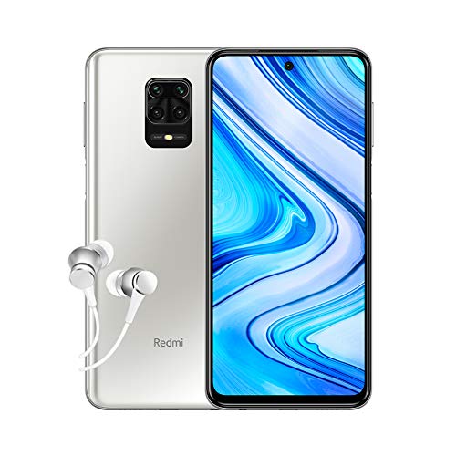 Xiaomi Redmi Note 9 Pro - Smartphone de 64GB/6GB (6.67" DotDisplay, Cámara cuádruple de 64 MP con IA, Qualcomm SnapdragonTM 720G, Batería de 5020mAh, 30 W de carga rápida), Blanco (Glacier White)