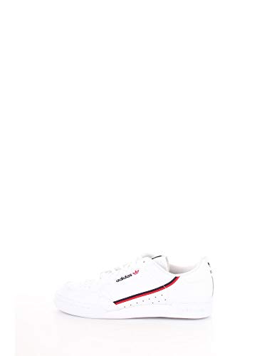 Adidas Continental 80 J, Zapatillas de Deporte Unisex niño, Blanco (Ftwbla/Escarl/Maruni 000), 38 EU Adidas Continental 80 J, Zapatillas de Deporte Unisex niño, Blanco (Ftwbla/Escarl/Maruni 000), 38 EU