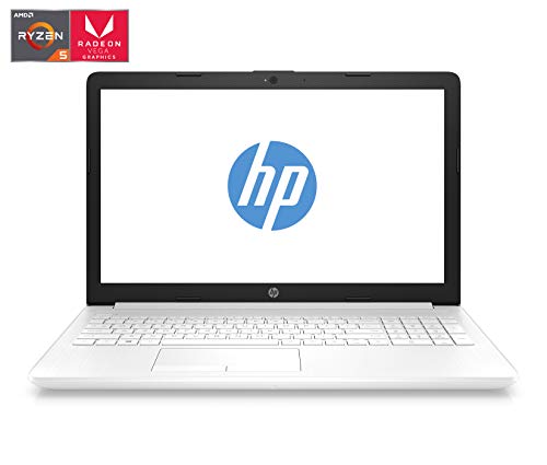 HP 15-db0045ns - Ordenador portátil 15.6" HD (AMD Ryzen 5-2500U, 12GB RAM, 256GB SSD, AMD Radeon Vega 8, Windows 10) Color Blanco - Teclado QWERTY Español