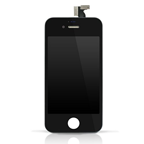 teparto - Recambio Pantalla LCD Retina de visualización para iPhone 4S Retina con Cristal - Color Negro