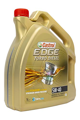 Castrol EDGE Turbo Diesel Aceite de Motores 5W-40 5L (Sello alemán) Castrol EDGE Turbo Diesel Aceite de Motores 5W-40 5L (Sello alemán)