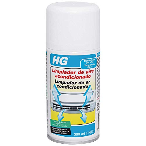 HG 535030109 300 ml-Potente Limpiador Que Elimina los Malos olores del Sistema de Aire Acondicionado