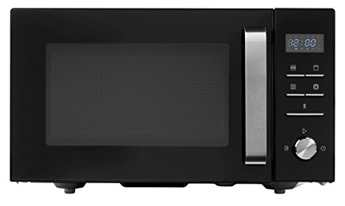 MEDION MD 18042 - Microondas con grill, 900W, grill de 1000W, combinación de microondas y grill de 23L, 8 programas automáticos, función de descongelación, Negro