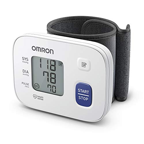 OMRON RS1 - Tensiómetro de muñeca para uso doméstico o externo, color blanco OMRON RS1 - Tensiómetro de muñeca para uso doméstico o externo, color blanco