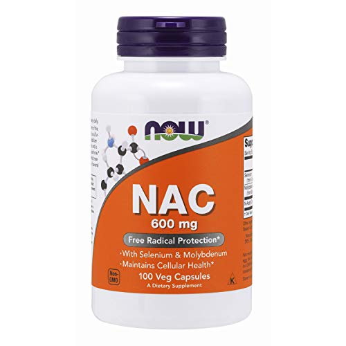 Now Foods NAC con selenio y molibdeno 600 mg 100 Unidades 110 g