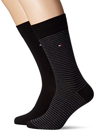 Tommy Hilfiger 342029001 Calcetines, Hombre, Negro (Black 200), 39/42 (Tamaño del fabricante:039) Tommy Hilfiger 342029001 Calcetines, Hombre, Negro (Black 200), 39/42 (Tamaño del fabricante:039)