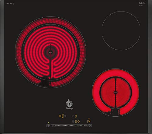 Balay - Placa vitrocerámica 3eb765lq con 3 zonas de cocción