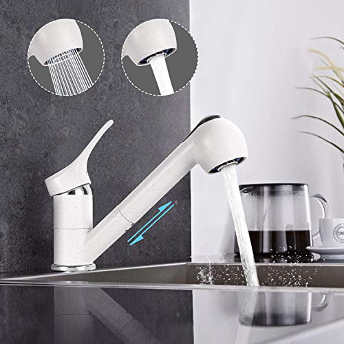 Grifo de Cocina, Dalmo DBKF09KY Grifo Cocina Giratorio a 360º Grifería Monomando para Fregadero de Cocina Acabado Cerámico 2 modos Grifo Extraíble Ahorra agua 30% Grifo de Cocina, Dalmo DBKF09KY Grifo Cocina Giratorio a 360º Grifería Monomando para Fregadero de Cocina Acabado Cerámico 2 modos Grifo Extraíble Ahorra agua 30%