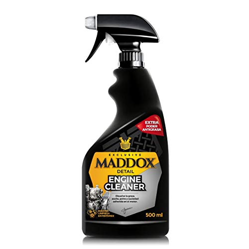 Maddox Detail - Engine Cleaner - Limpiador de Motores. Disuelve la Grasa, Aceite, Polvo y Suciedad adherida en el Motor. (500ml)