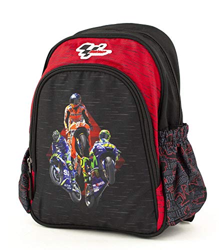 MotoGP Schulrucksack/Backpack mit 2 Reißverschlussfächern 18MGP-903-RD Mochila Escolar 35 Centimeters Multicolor (Red, Black)