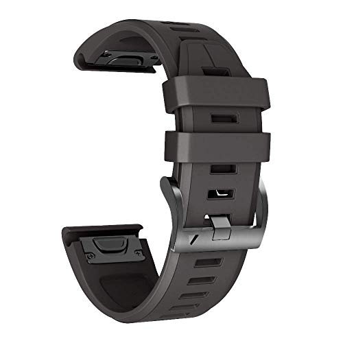 Notocity Garmin Fenix 3 Correa, Silicona Reemplazo Correa para Garmin Fenix 5X/Fenix 5X Plus/Fenix 6X/Fenix 6X Pro/Fenix 3/Fenix 3 HR, Easy-Fit, no Adapta a Fenix 5 Notocity Garmin Fenix 3 Correa, Silicona Reemplazo Correa para Garmin Fenix 5X/Fenix 5X Plus/Fenix 6X/Fenix 6X Pro/Fenix 3/Fenix 3 HR, Easy-Fit, no Adapta a Fenix 5