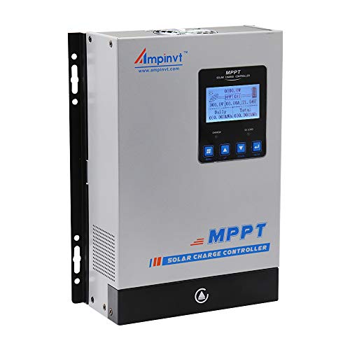 80A MPPT Solar regulador 12V 24V 36V 48V Automatically Identifying System Voltage Controladores MPPT para energía solar y eólica baterías de litio, selladas, de gel y de inundación