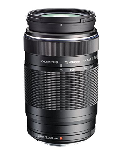 Olympus M.Zuiko - Objetivo digital EZ - M7530 75 - 300 mm 1:4.8 - 6.7 II, apto para todas las cámaras MFT (modelos olympus OM - D & Pen, serie G de Panasonic), negro Olympus M.Zuiko - Objetivo digital EZ - M7530 75 - 300 mm 1:4.8 - 6.7 II, apto para todas las cámaras MFT (modelos olympus OM - D & Pen, serie G de Panasonic), negro